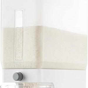 Anniversary Celebration While Stocks Last Just $ 69：Lifewit Rice Dispenser 25 Lbs(11.3kg), Rice Storage Container Sealed Moisture Proof with Measuring Cup for Kitchen Pantry Household, BPA-Free
