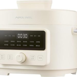 Anniversary Celebration While Stocks Last Just $ 99：APIX INTL 4L Multifunctional Electric Pressure Cooker, 6-in-1 Rice Cooker/Slow Cooker/Hot Pot/Steamer, 1300W Turbo Heat, 0-70kPa Pressure, 12 Preset Menus, 24H Delay & 6H Keep Warm