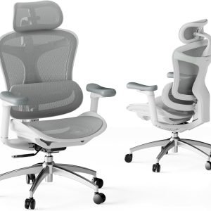 Store Anniversary Mega Sale, Amazing Price $ 99：SIHOO Doro C300 Ergonomic Office Chair with Ultra Soft 3D Armrests, Dynamic Lumbar Support for Home Office, Adjustable Backrest Desk Chair
