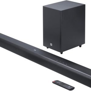 Summer Final Clearance Just $ 99：JBL Cinema SB 550 3.1 Channel Soundbar with Wireless Subwoofer and Dolby Audio, 250 W, HDMI ARC and Wireless Bluetooth Streaming, Black