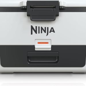 Ninja FB151GY FrostVault 50qt Hard Cooler with Dry Zone, Integrated Fridge-Temp Dry Storage Drawer, Premium Heavy-Duty Insulated Cooler, Keeps Ice for Days