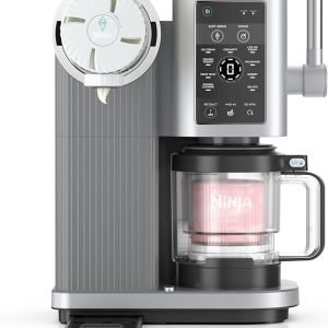 Ninja Swirl by CREAMi Ice Cream and Soft Serve Maker, Sorbet, Milkshake, Frozen Yogurt, Low Calories Program & More, 13-in-1, Soft Serve Handle, (2) CREAMi Swirl 16oz Pints, For Kids & ALL ages, NC701