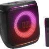 ⚡New Year Special🔥JBL PartyBox Encore 2 Portable Bluetooth Speaker with Wireless 2 Mic and AI Boost, 15H Battery, Dynamic Lights, Auracast, Karaoke & Guitar Input, IPX4 Splashproof