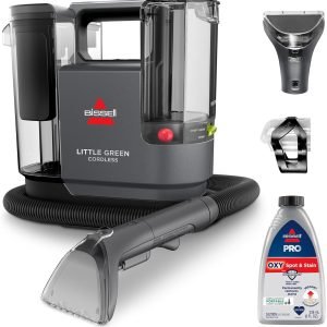 BISSELL Little Green Cordless SmartMix, Powerful Cordless Suction, HydroRinse Self-Cleaning Hose Tool, Pro Oxy Spot & Stain Formula Included