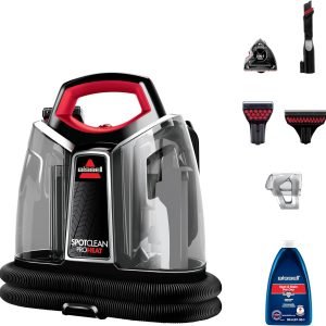 Big Summer Sale Limited Time Offer $ 99：BISSELL SpotClean ProHeat 4720E and Portable Cleaner with Powerful Suction & HeatWave Technology | Removes Tough Stains from Carpets, Furniture, Curtains & Car Interiors | 2-Year BISSELL Warranty