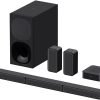 New Year Special Only $ 39：Sony HT-S40R 5.1ch Home Theater Soundbar System, Optical, HDMI, Black