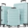 SHOWKOO 3-Piece Luggage Set – Expandable Hard Shell PC+ABS, Lightweight, Durable, Spinner Suitcases with TSA Lock, Sizes 20″, 24″, 28″